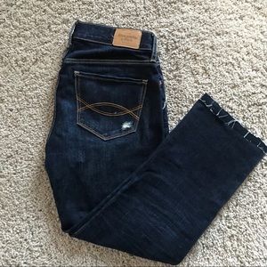 Abercrombie and Fitch Cropped Flare Jeans